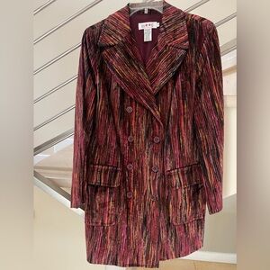 VINTAGE ISAAC MIZRAHI ROUGE COLOR JACKET